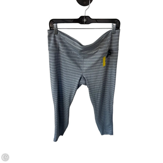 Athletic Leggings Capris By Athleta In Grey & White, Size: Xl