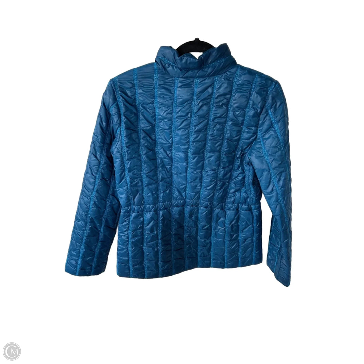 Jacket Puffer & Quilted By Cabi In Blue, Size: S