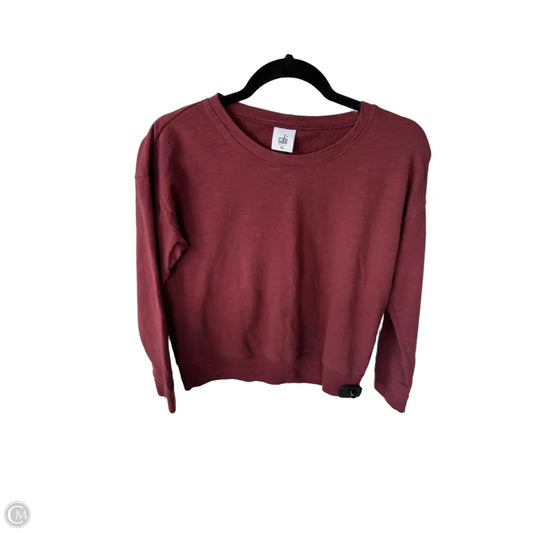 Sweatshirt Crewneck By Cabi In Maroon, Size: Xs