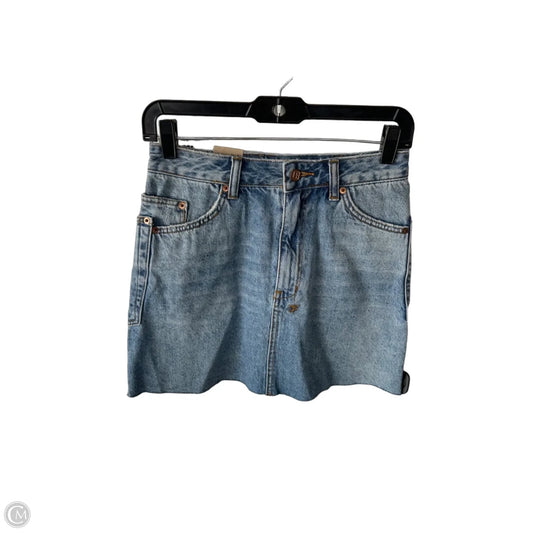 Skirt Mini & Short By Cma In Blue Denim, Size: 2