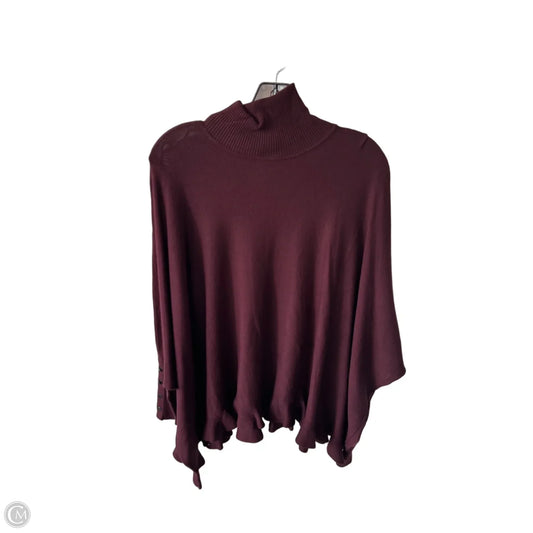 Poncho By Alfani In Brown, Size: M