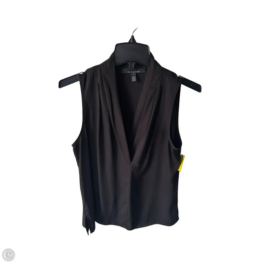 Blouse Sleeveless By White House Black Market In Black, Size: S