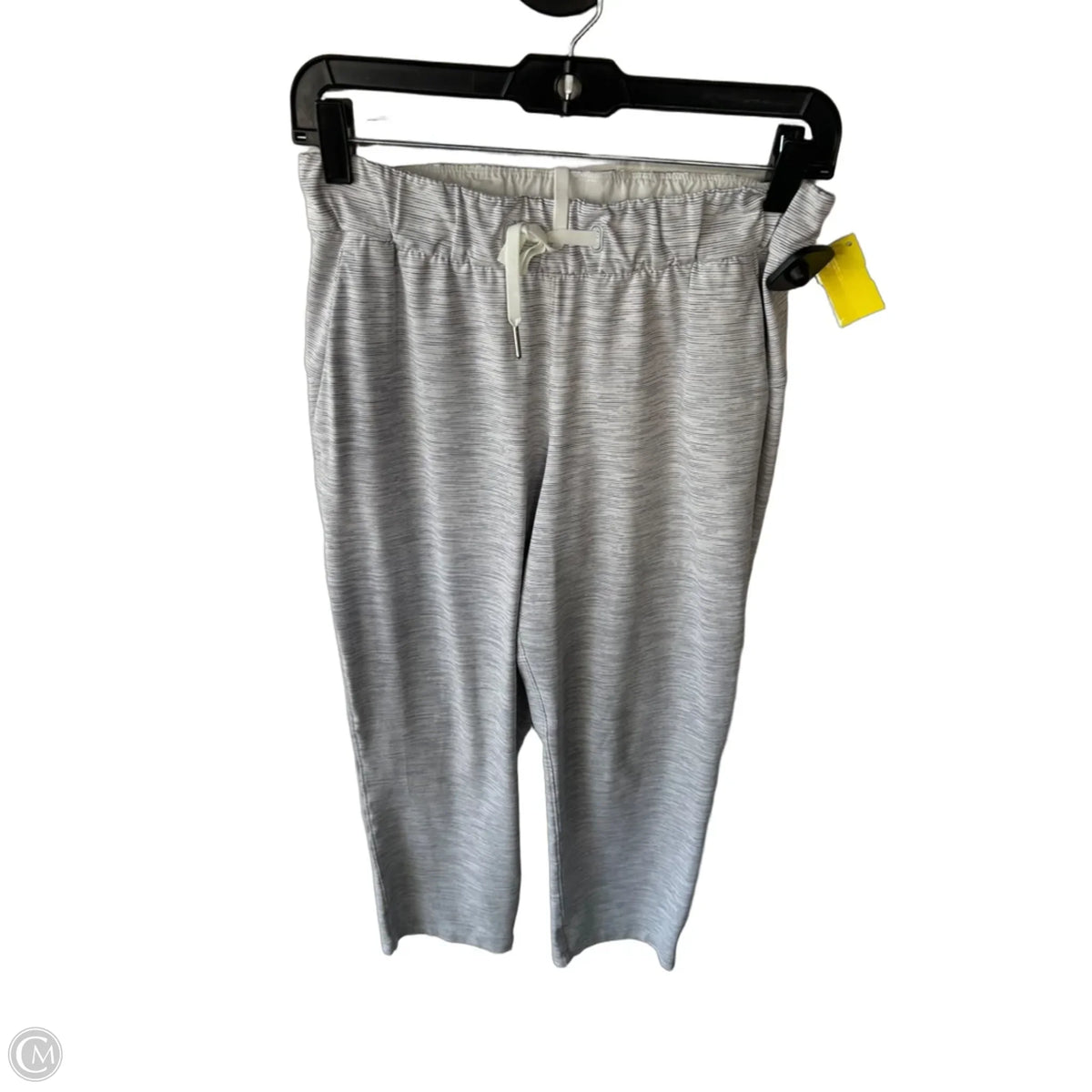 Athletic Pants By Lululemon In Grey & White, Size: 4
