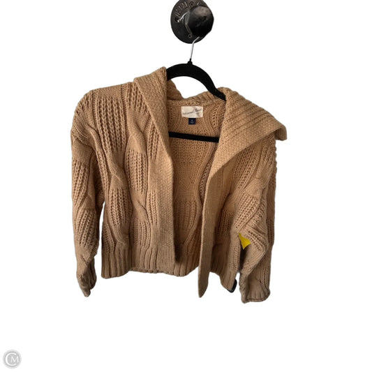 Sweater Cardigan By Universal Thread In Tan, Size: Xs