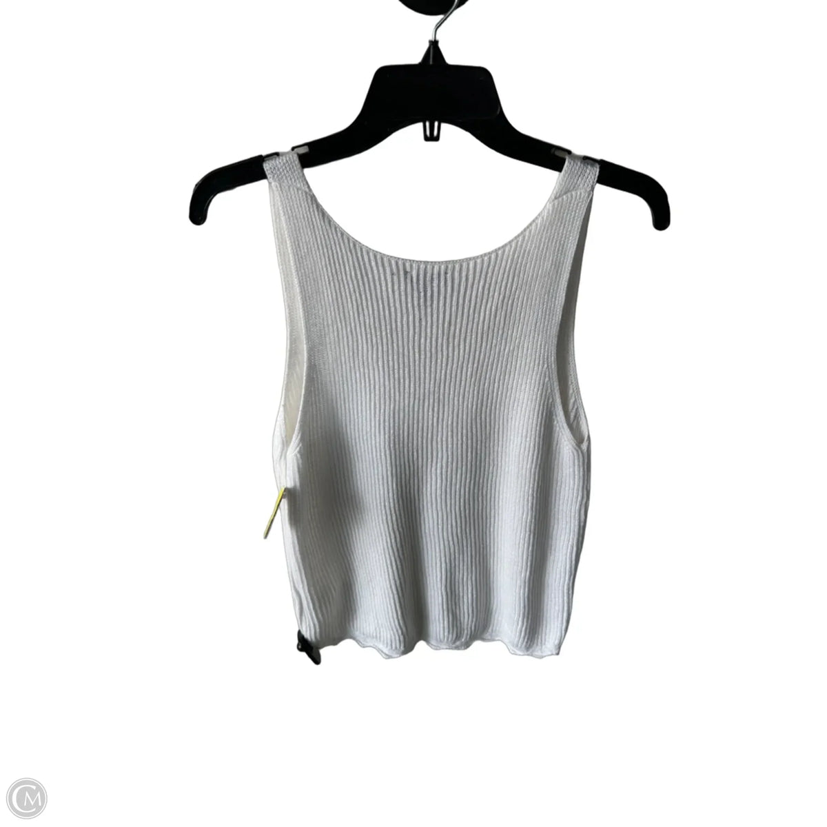 Vest Sweater By Express In White, Size: M