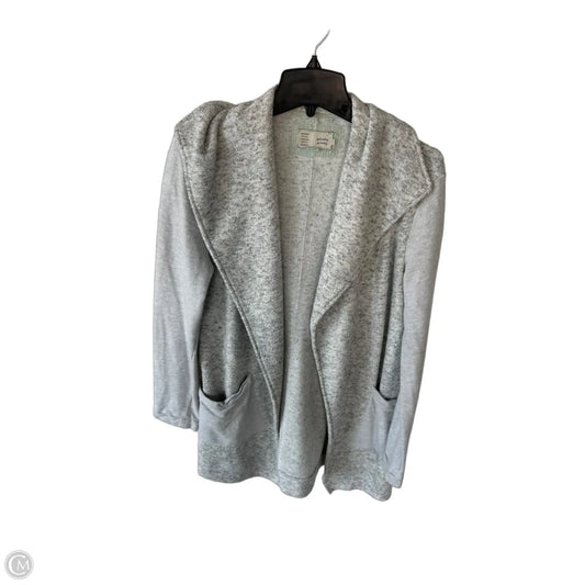 Sweater Cardigan By Saturday/sunday In Grey & White, Size: Medium