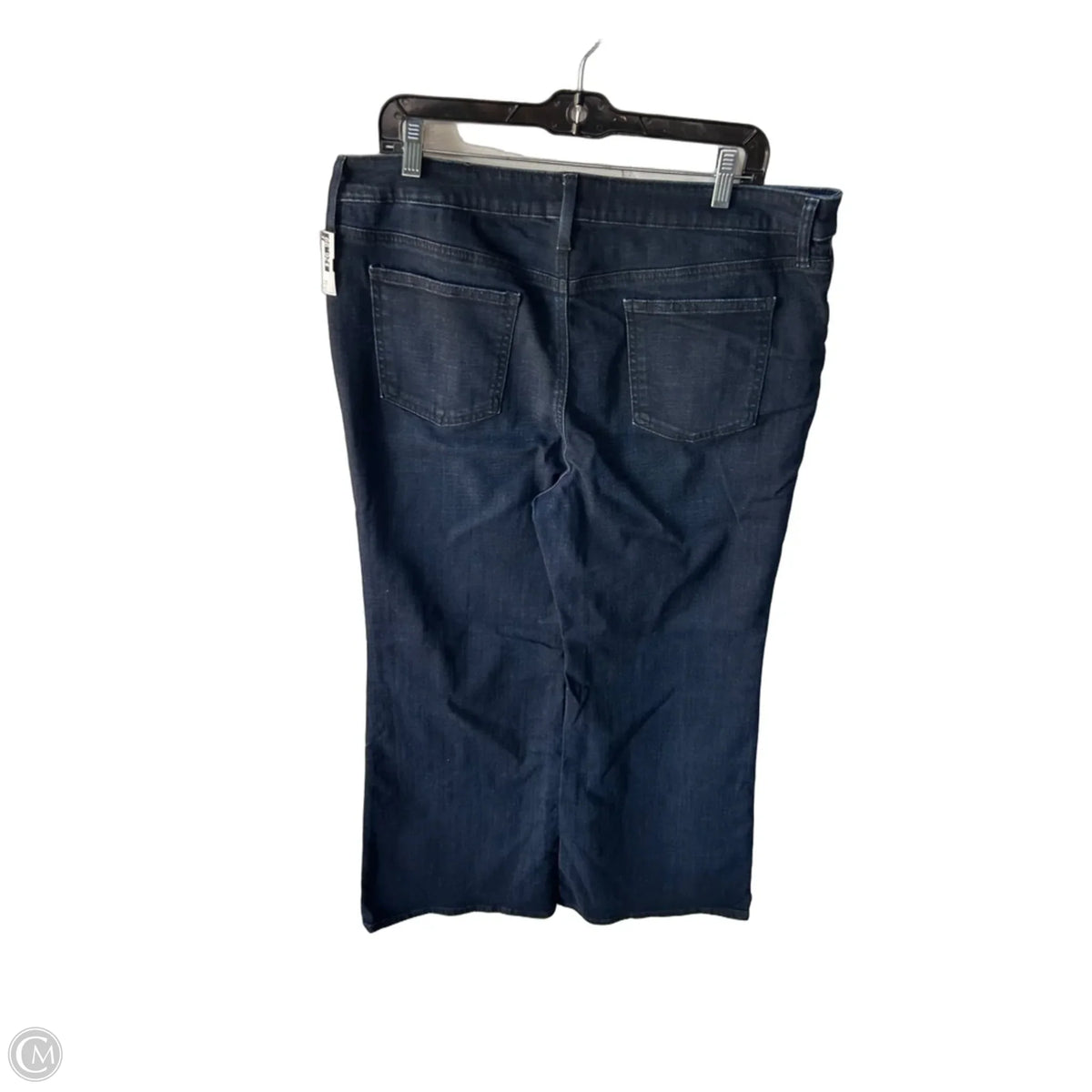 Jeans Flared By Chicos In Blue Denim, Size: 14