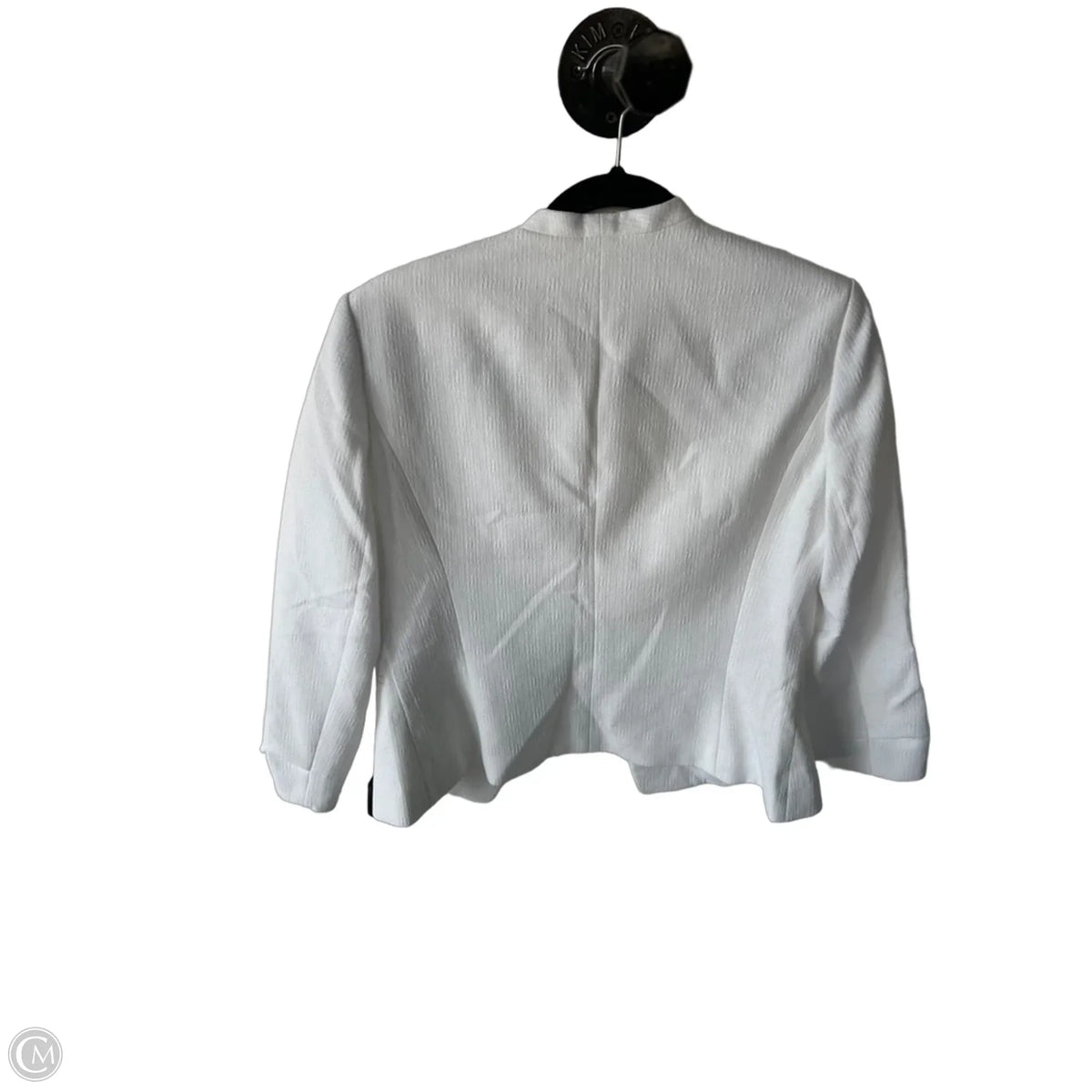 Blazer By Clothes Mentor In White, Size: S