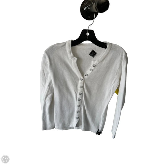 Sweater Cardigan By Cmc In White, Size: S