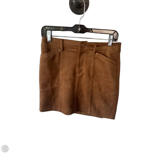 Skirt Mini & Short By White House Black Market In Brown, Size: 4