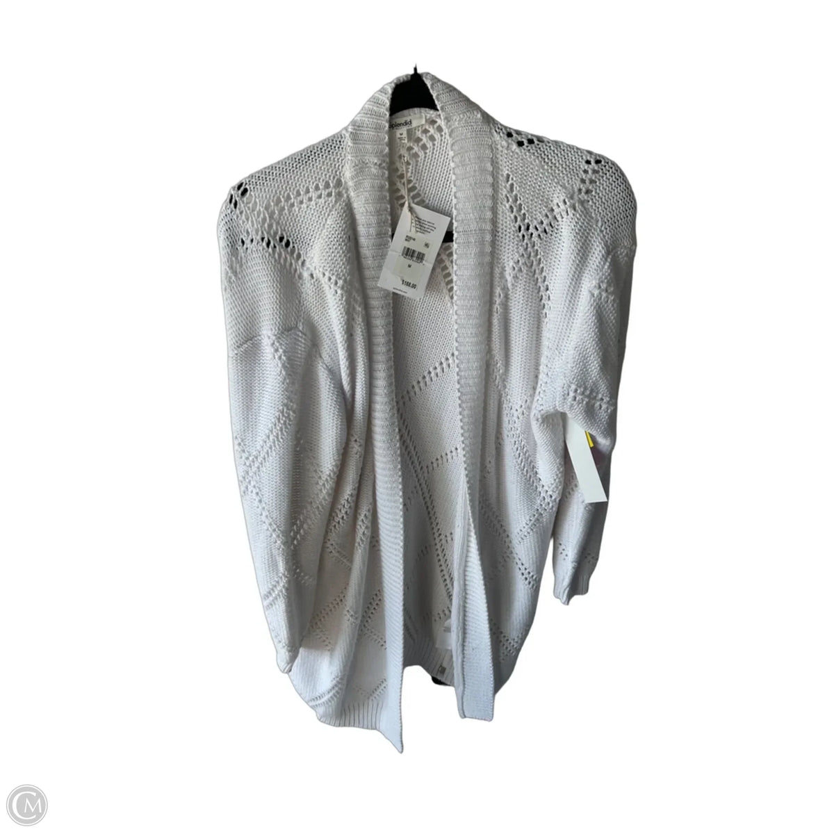 Sweater Cardigan By Splendid In White, Size: M