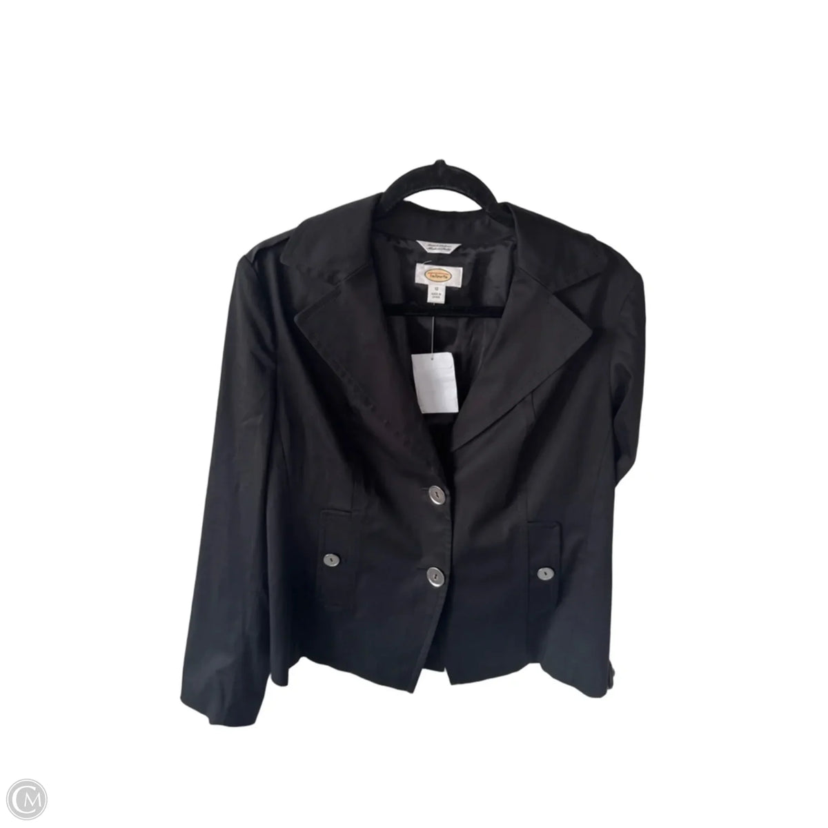 Jacket Other By Talbots In Black, Size: L