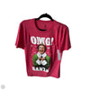 Top Short Sleeve Basic By Clothes Mentor In Red & White, Size: S