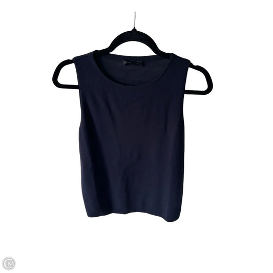 Top Sleeveless By Ann Taylor In Navy, Size: S