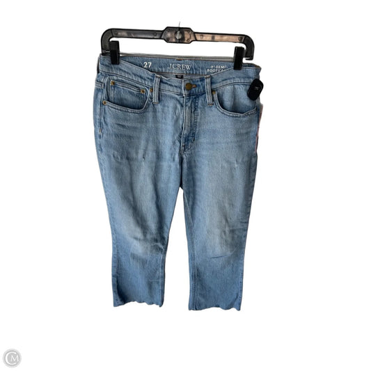 Jeans Boot Cut By J. Crew In Blue Denim, Size: 4