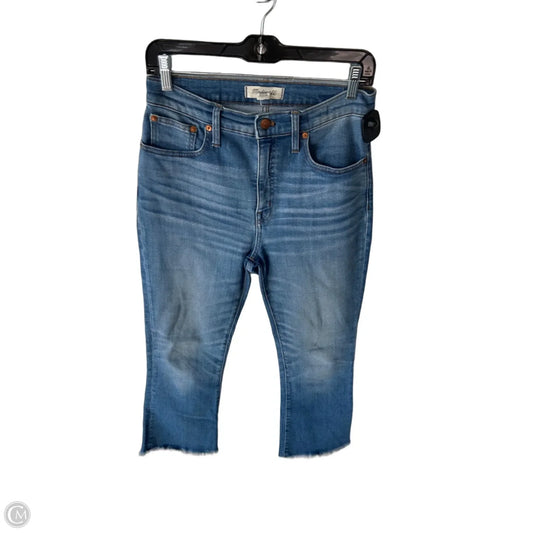 Jeans Boot Cut By Madewell In Blue Denim, Size: 2