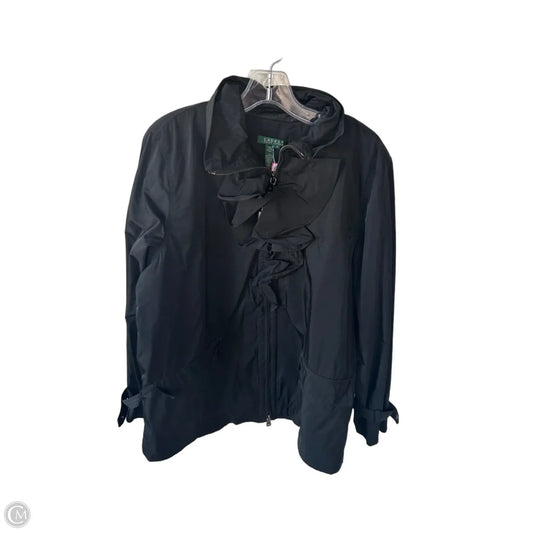 Coat Parka By Lauren By Ralph Lauren In Black, Size: Xl