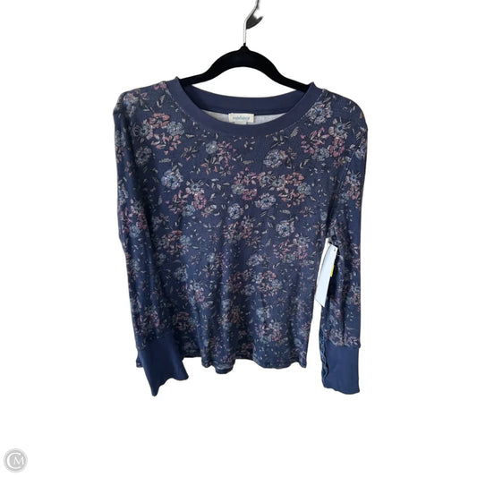 Top Long Sleeve By Sundance In Blue & Pink, Size: L