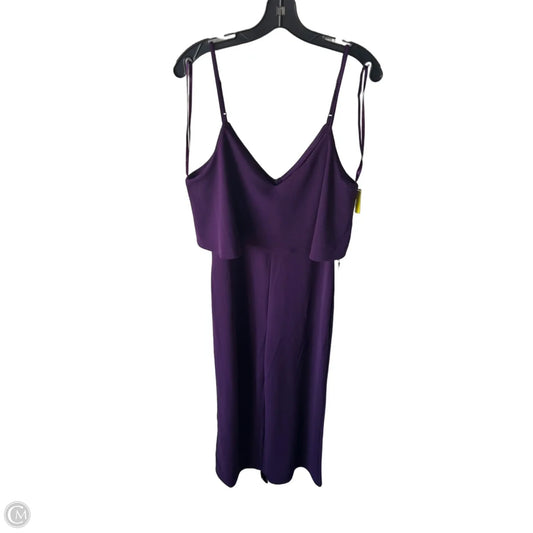 Jumpsuit By Bebe In Purple, Size: L
