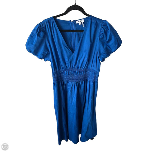 Dress Party Long By Dkny In Blue, Size: L