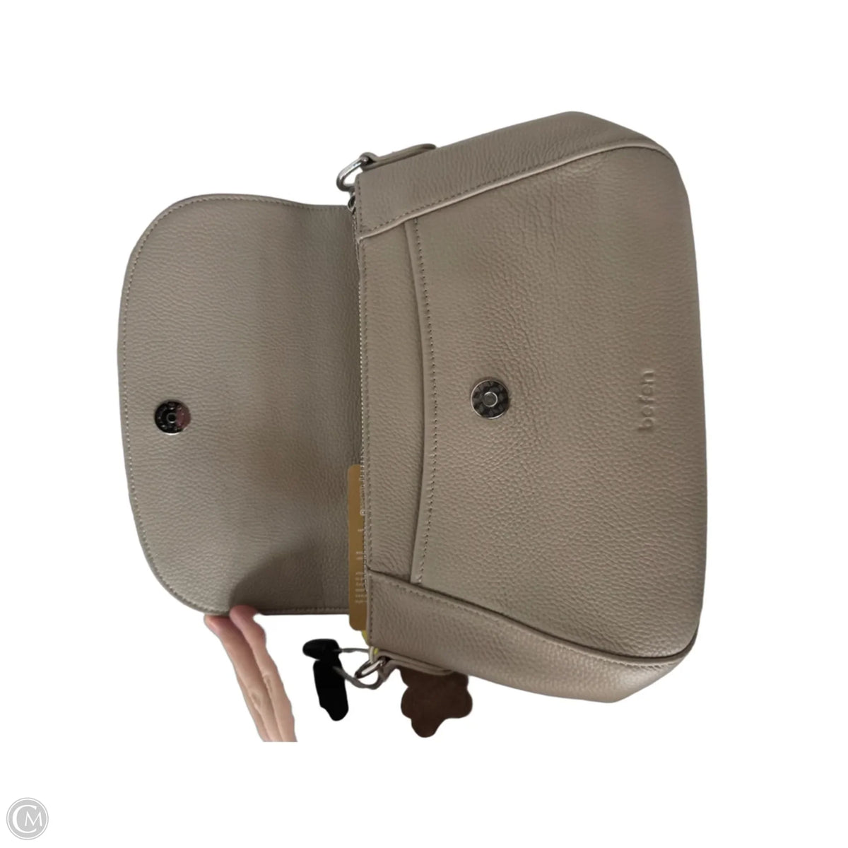 Crossbody Leather By Clothes Mentor, Size: Large