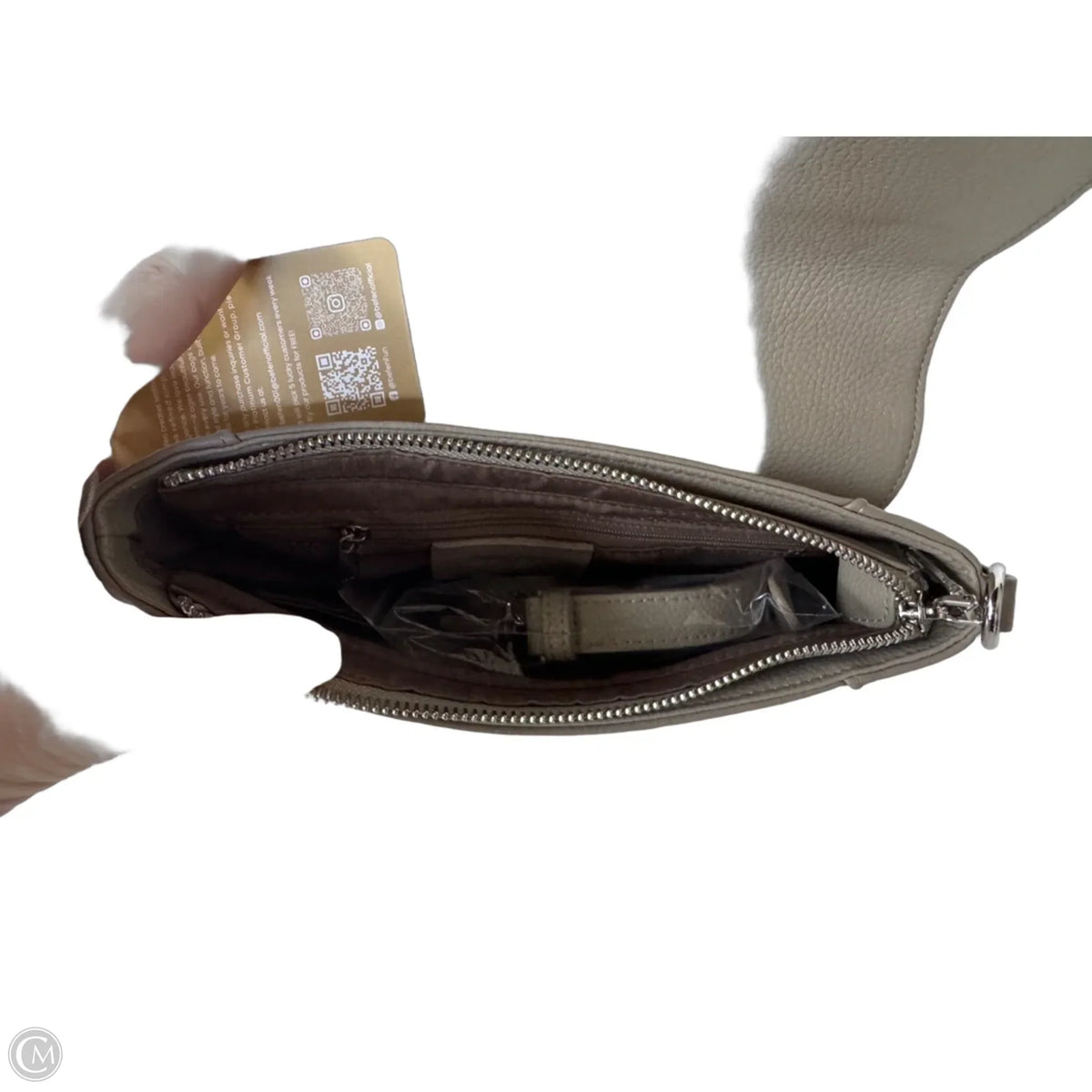 Crossbody Leather By Clothes Mentor, Size: Large