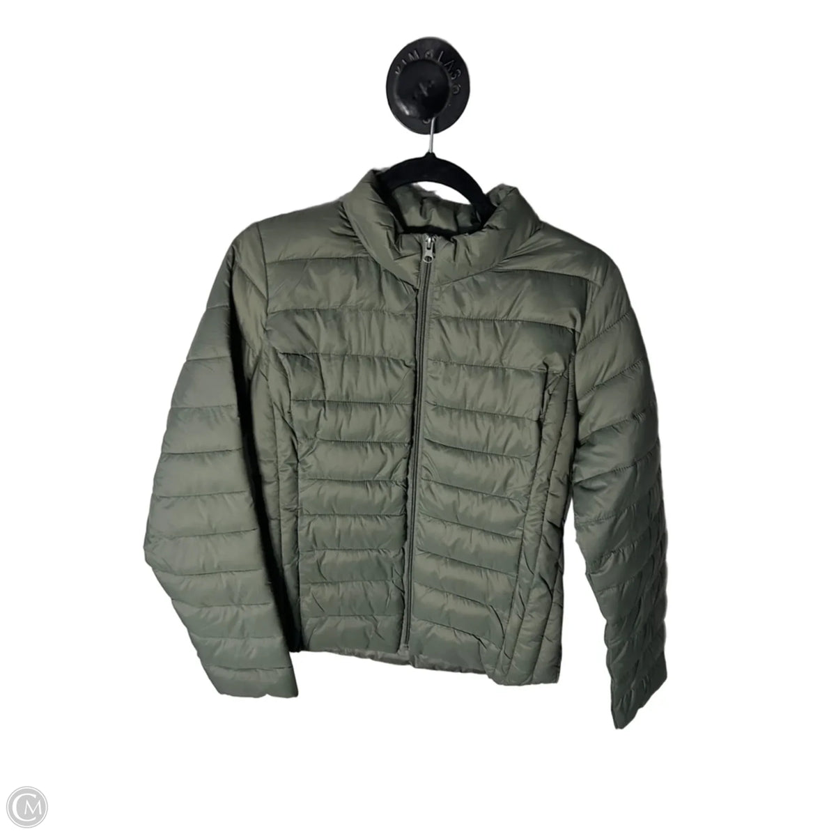 Jacket Puffer & Quilted By Love Tree In Green, Size: M