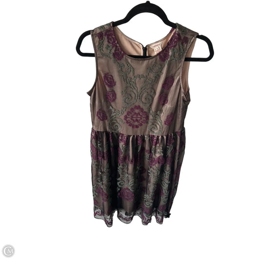 Dress Party Short By Sundance In Black & Purple, Size: S