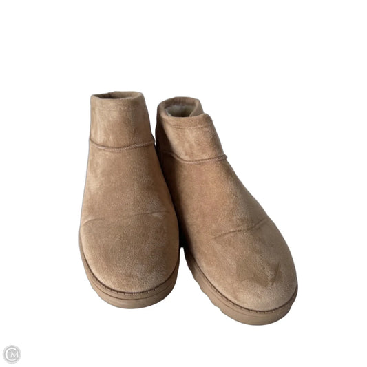 Slippers By So In Tan, Size: 10