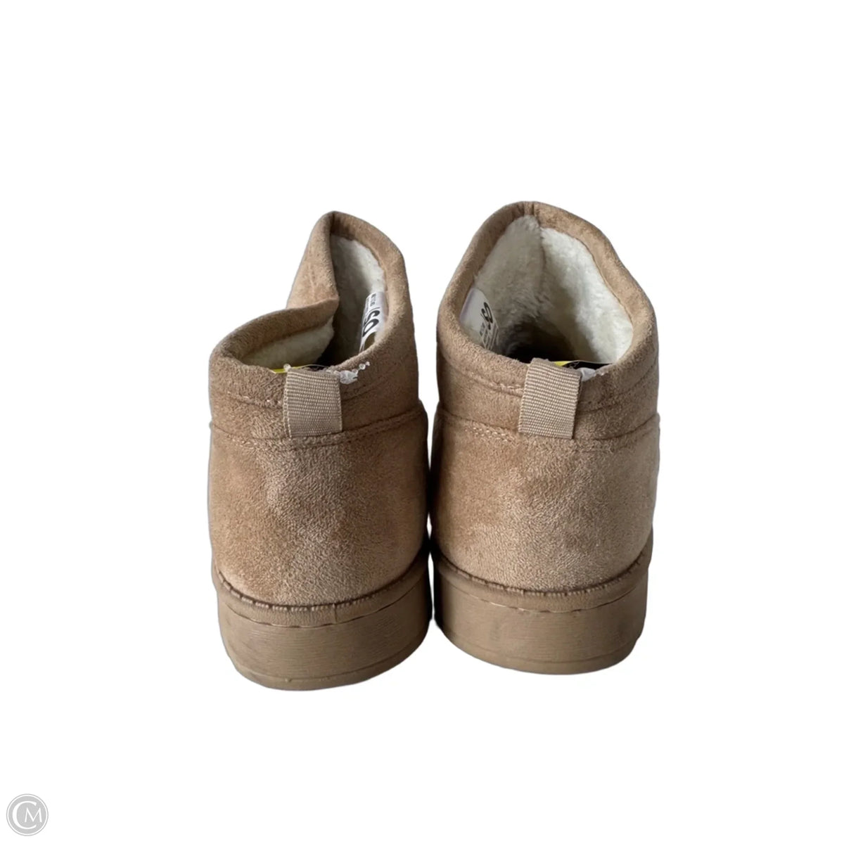 Slippers By So In Tan, Size: 10