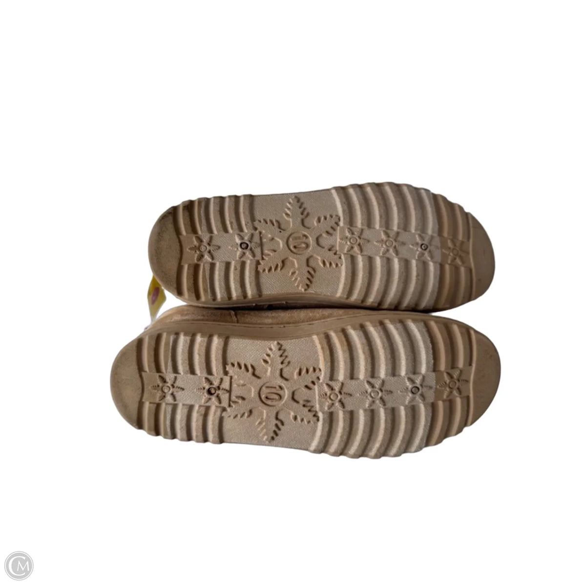Slippers By So In Tan, Size: 10