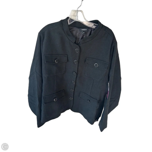 Blazer By Torrid In Black & Gold, Size: 3x