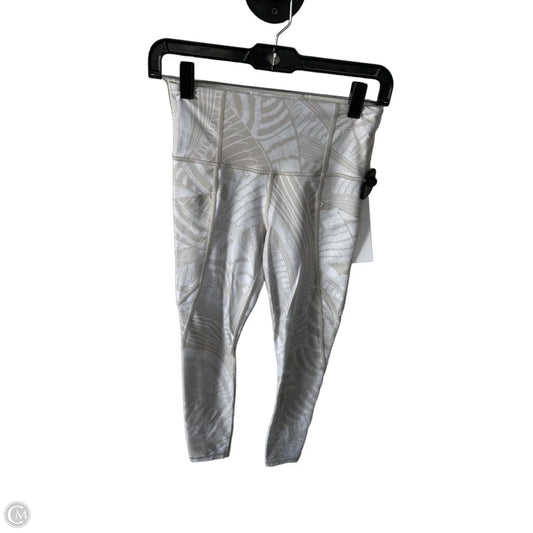 Athletic Leggings By Athleta In Tan & White, Size: Xs