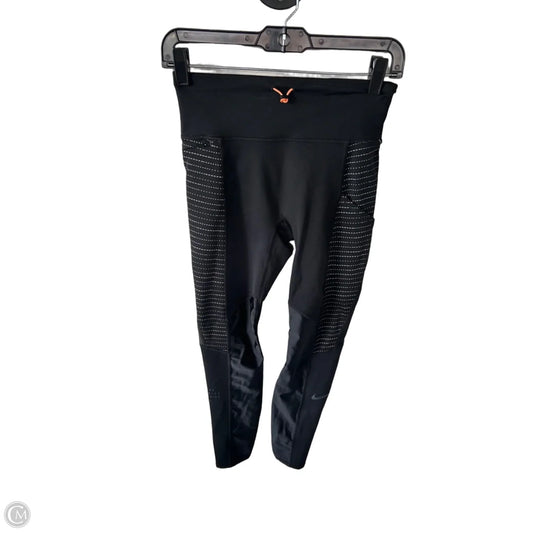 Athletic Leggings By Nike In Black & Grey, Size: S