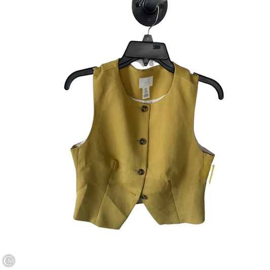 Vest Other By H&m In Gold & Yellow, Size: M