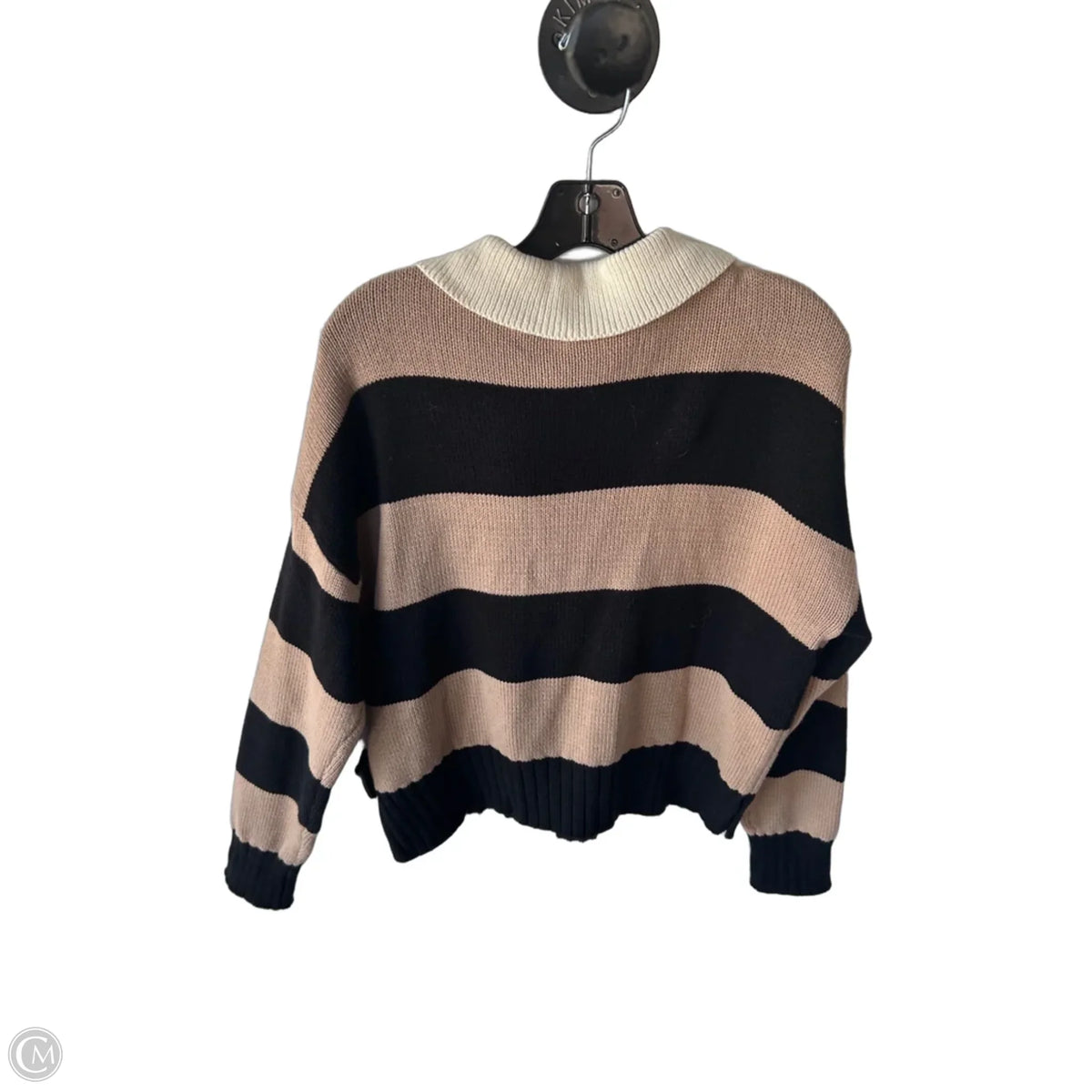Sweater By Workshop In Black & Brown, Size: M
