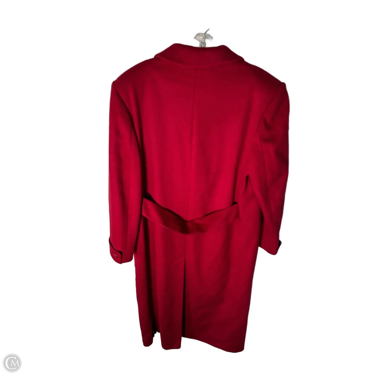 Coat Wool By Ashley Scott In Red, Size: M