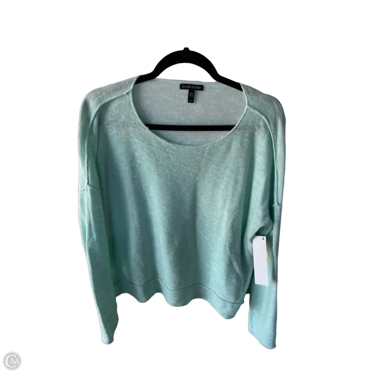 Sweater By Eileen Fisher In Green, Size: M