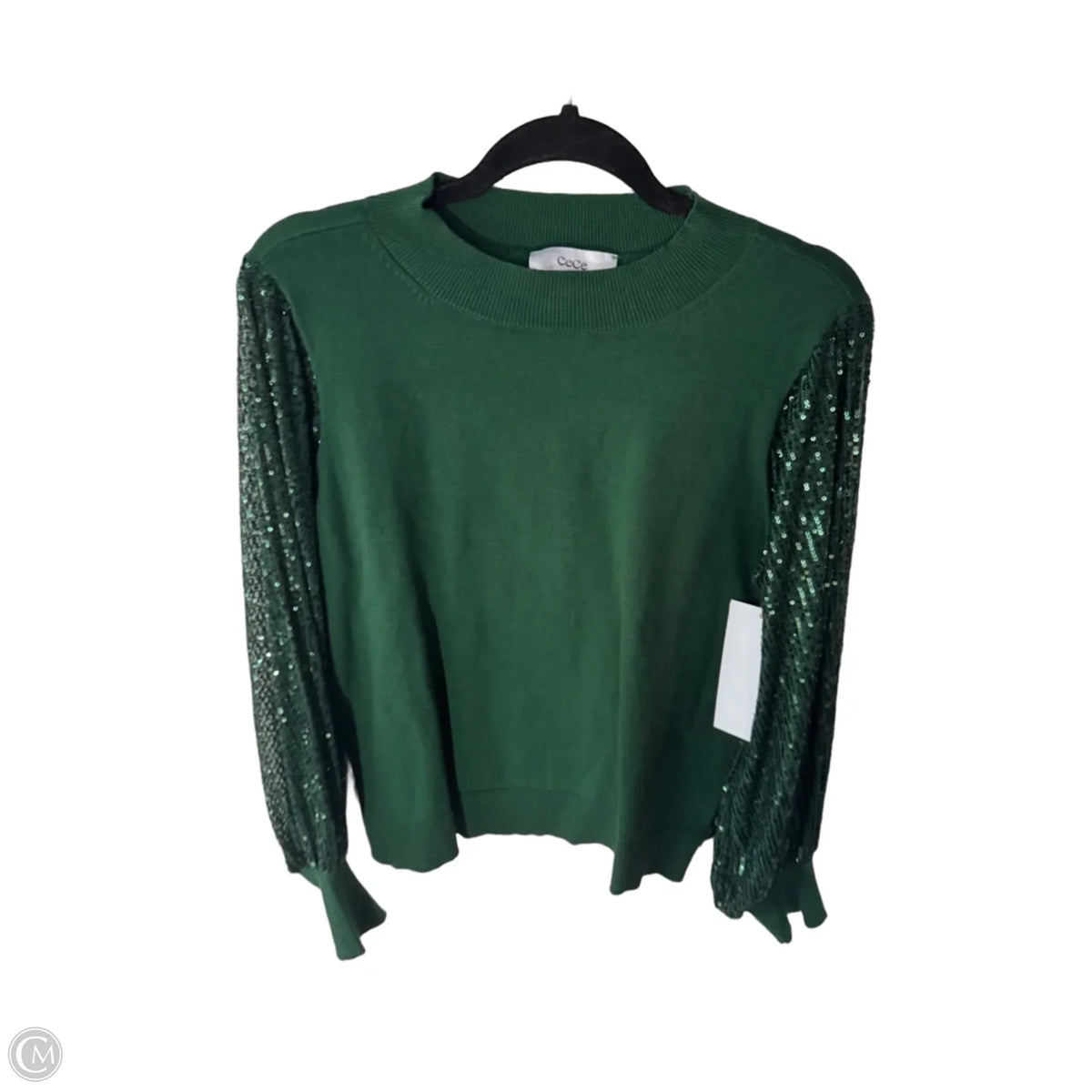 Sweater By Cece In Green, Size: M