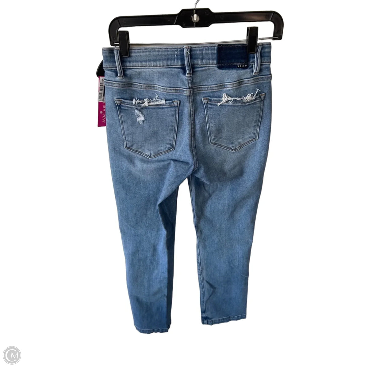 Jeans Straight By Risen In Blue Denim, Size: 2