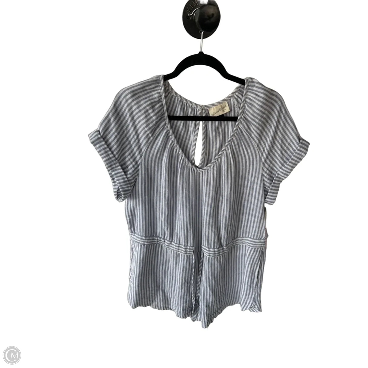 Romper By Universal Thread In Blue & White, Size: S