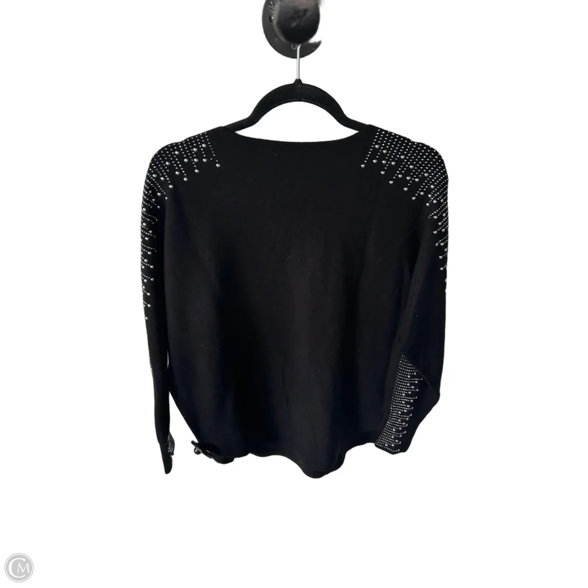 Sweater By Cmb In Black & Silver, Size: S