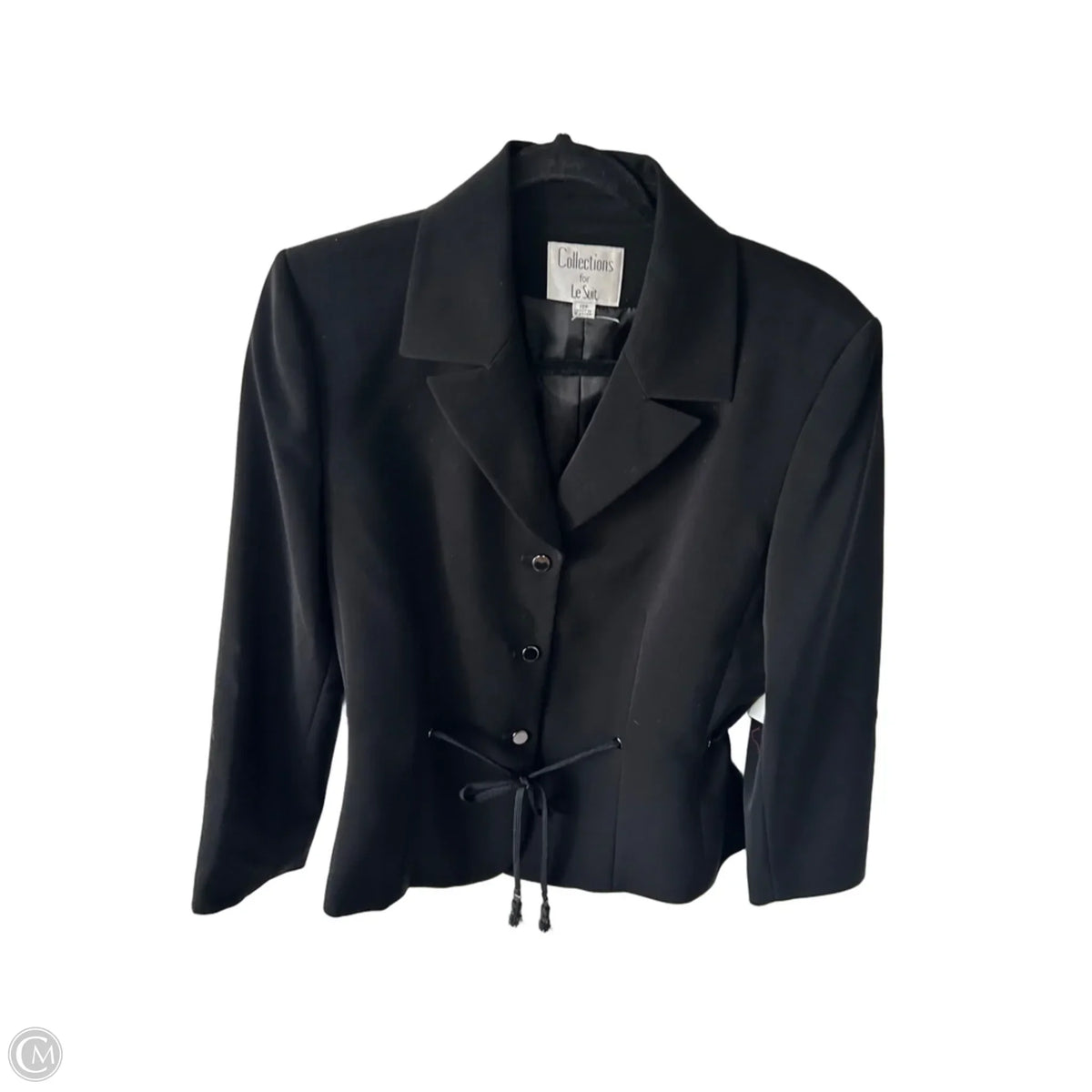 Blazer By Le Suit In Black, Size: Lp
