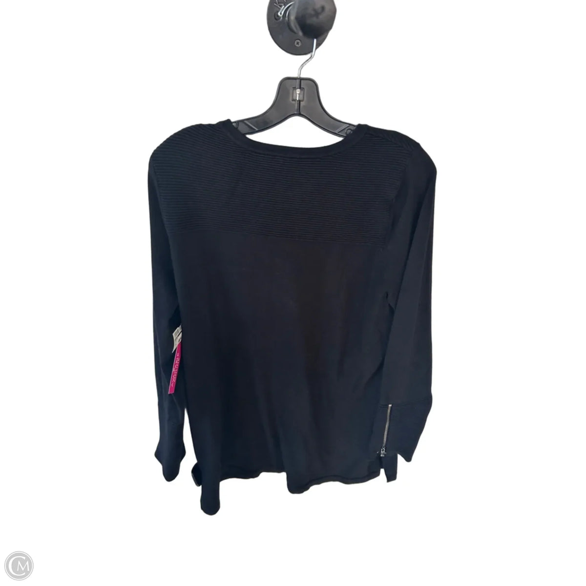 Sweater By Chicos In Black, Size: M