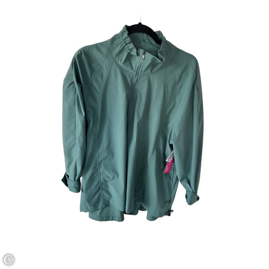 Jacket Windbreaker By Athleta In Green, Size: Xl
