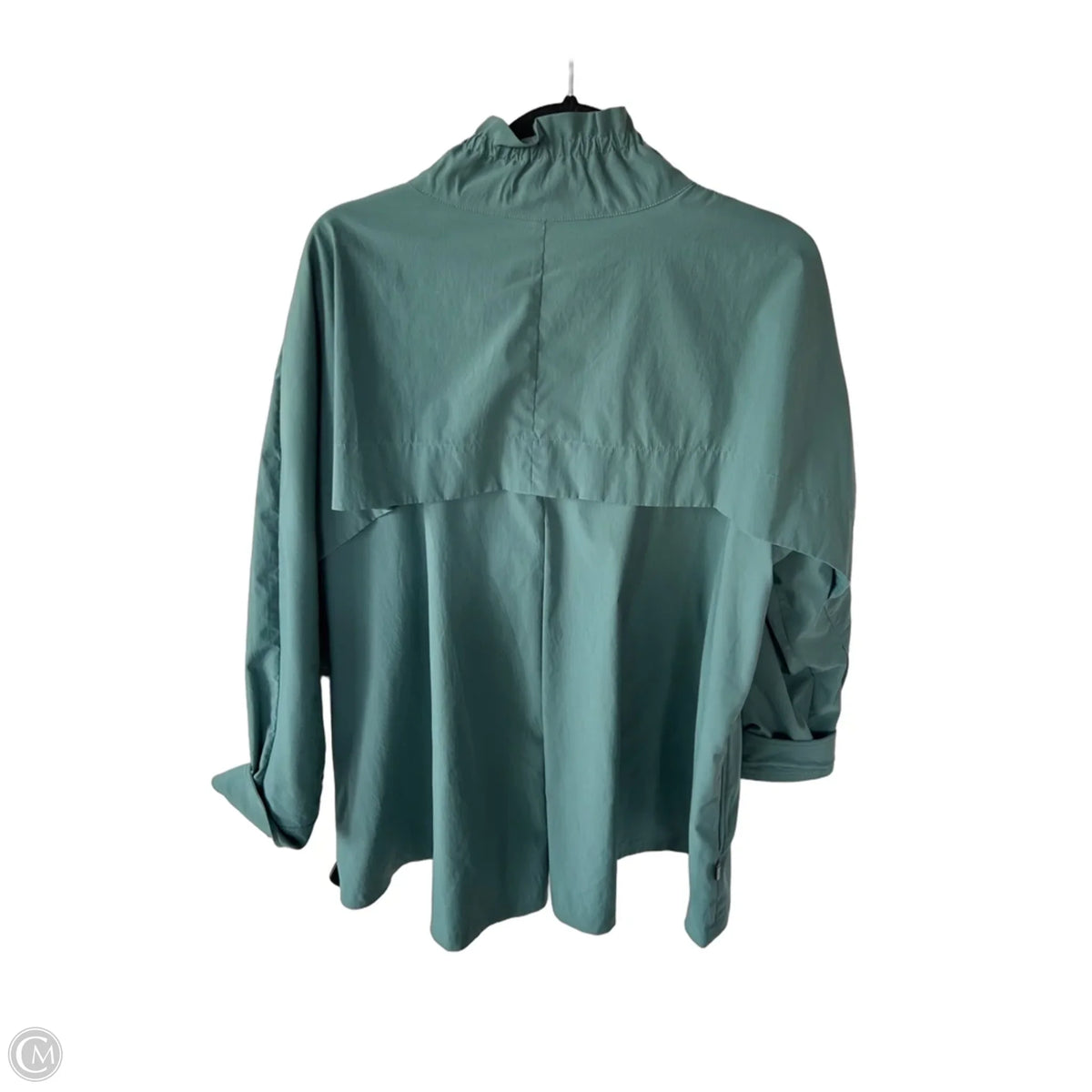 Jacket Windbreaker By Athleta In Green, Size: Xl