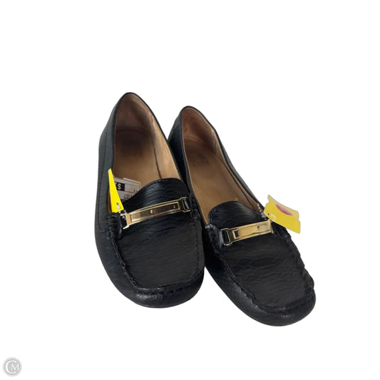 Shoes Flats By Naturalizer In Black & Gold, Size: 7
