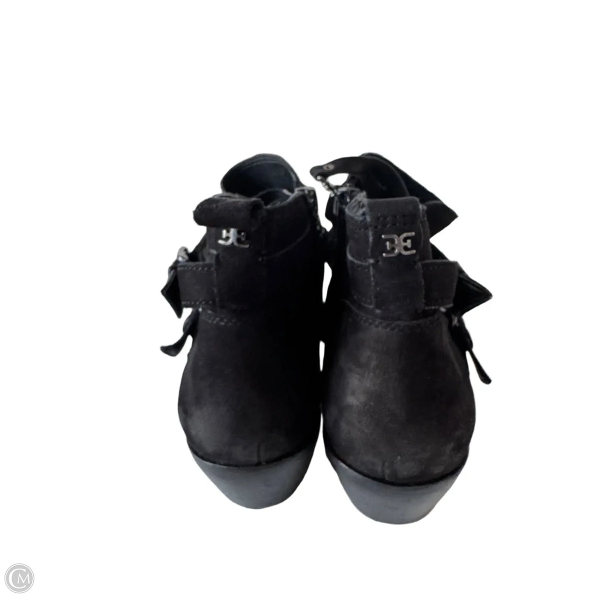 Boots Ankle Heels By Sam Edelman In Black, Size: 8.5