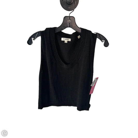 Vest Sweater By Max Studio In Black, Size: Xs