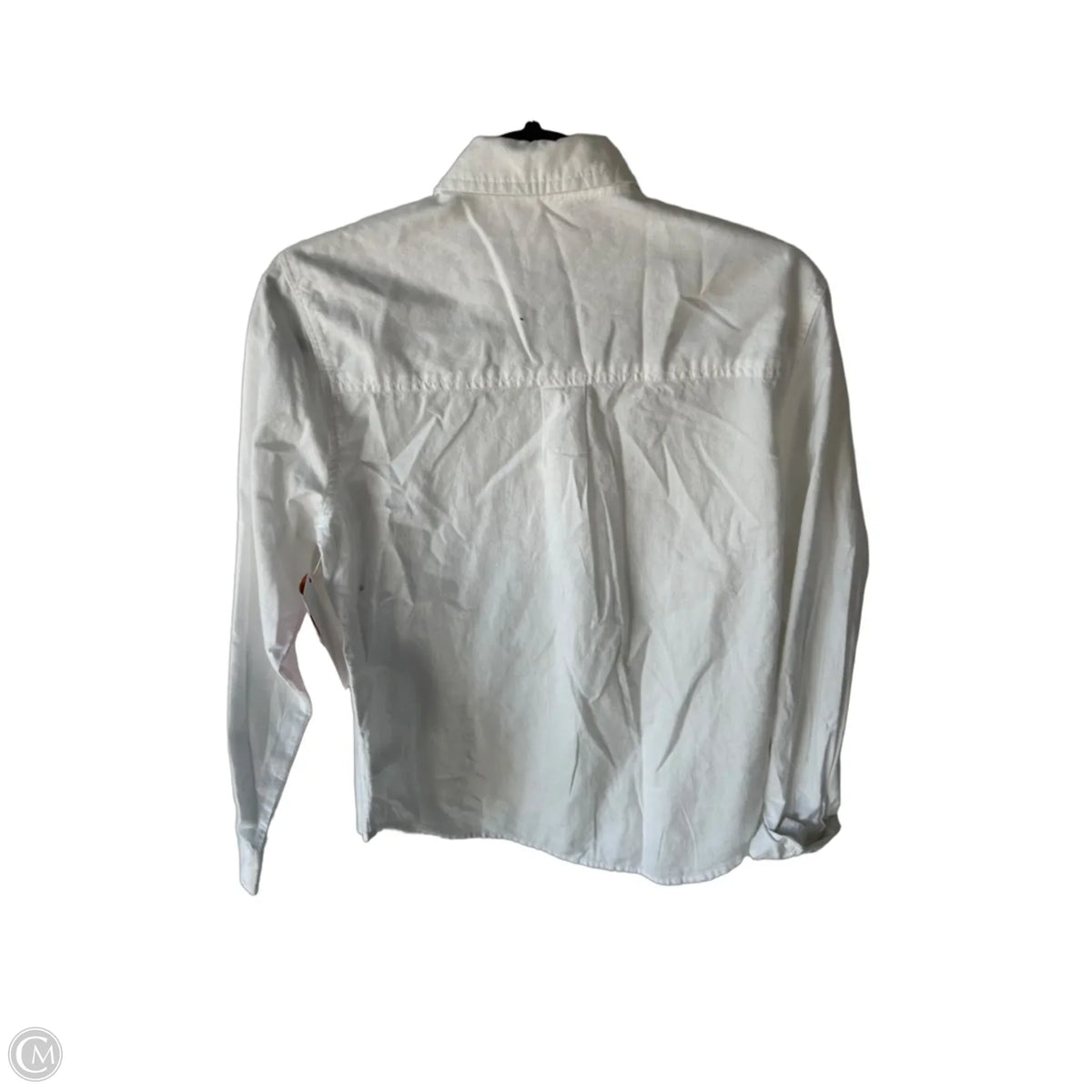 Blouse Long Sleeve By Universal Thread In White, Size: S